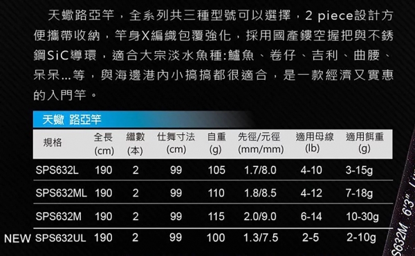 ★中聯釣具★ SCORPIO 天蠍座淡水路亞竿 ○ 釣魚用品 | 釣竿 路亞 路亞竿