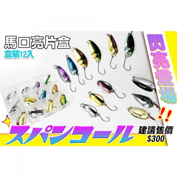 ★中聯釣具★豐收漁具 ○ 亮片盒 湯匙型亮片 ○ 釣魚用品 | 路亞 亮片