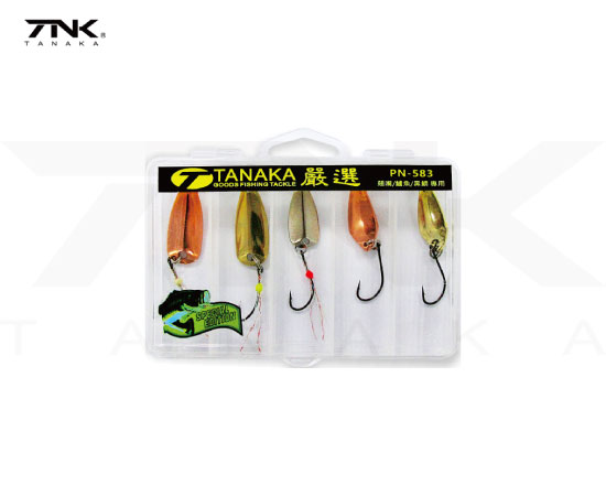 ★中聯釣具★ TANAKA ○ 超值5入亮片套組 A 1 ○ 釣魚用品 | 路亞 亮片